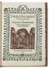 (GOLDEN COCKEREL PRESS.) Shakespeare, William. Twelfth Night.